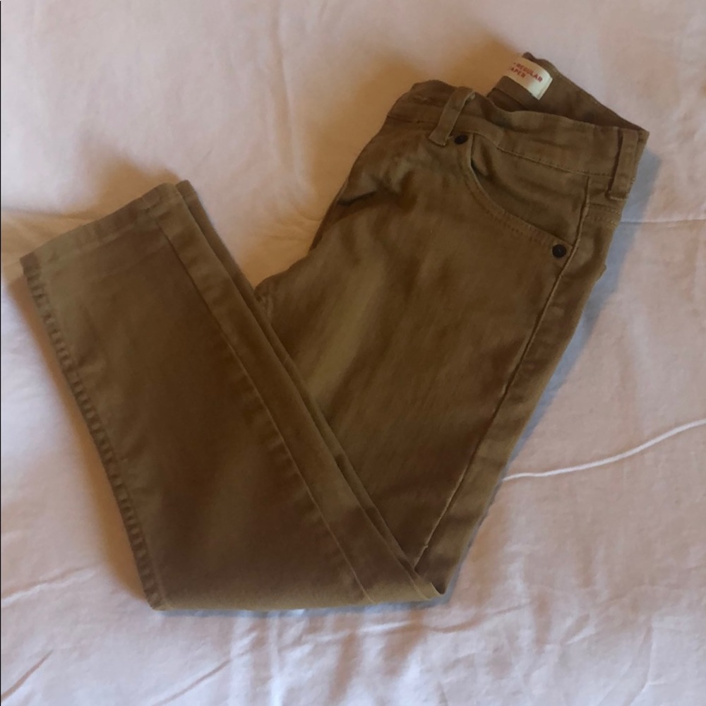 Boys Size 8 khaki colored Levi jeans